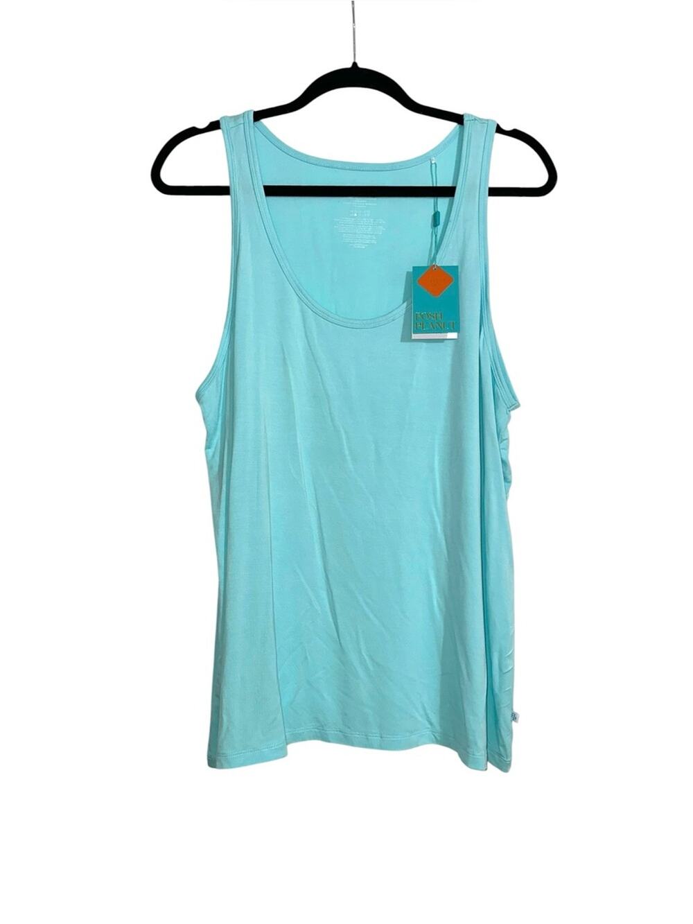 NWT Posh Peanut Bamboo Aqua Scoop Neck Tank Pajama Top 2XL